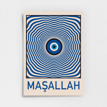 "Maşallah" Nazar Boncuğu Poster Baskı
