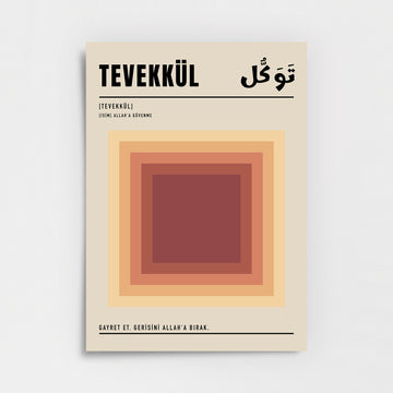 Tevekkül – Gayret Et, Gerisini Allah’a Bırak Poster Baskı