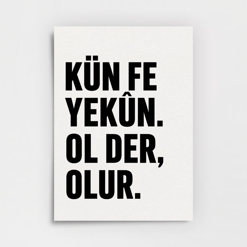Kün Fe Yekûn Poster