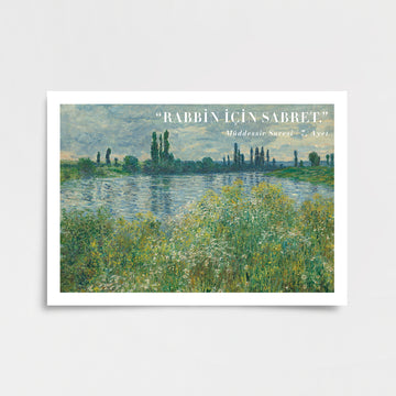 Müddessir Sûresi 7. Ayet – Rabbin İçin Sabret Poster Baskı