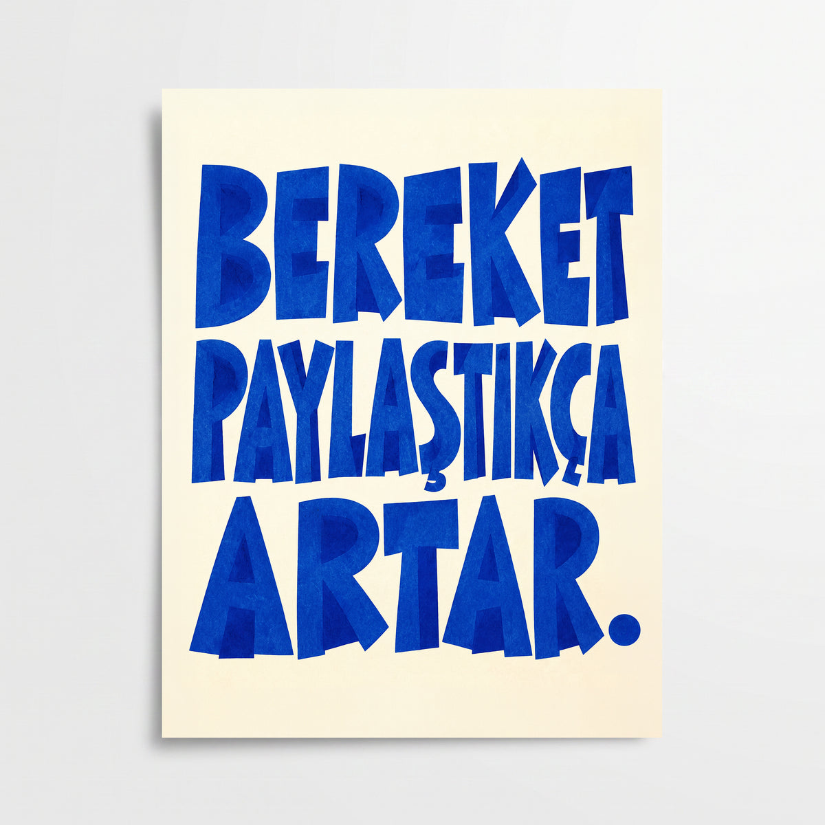 "Bereket Paylaştıkça Artar" Poster