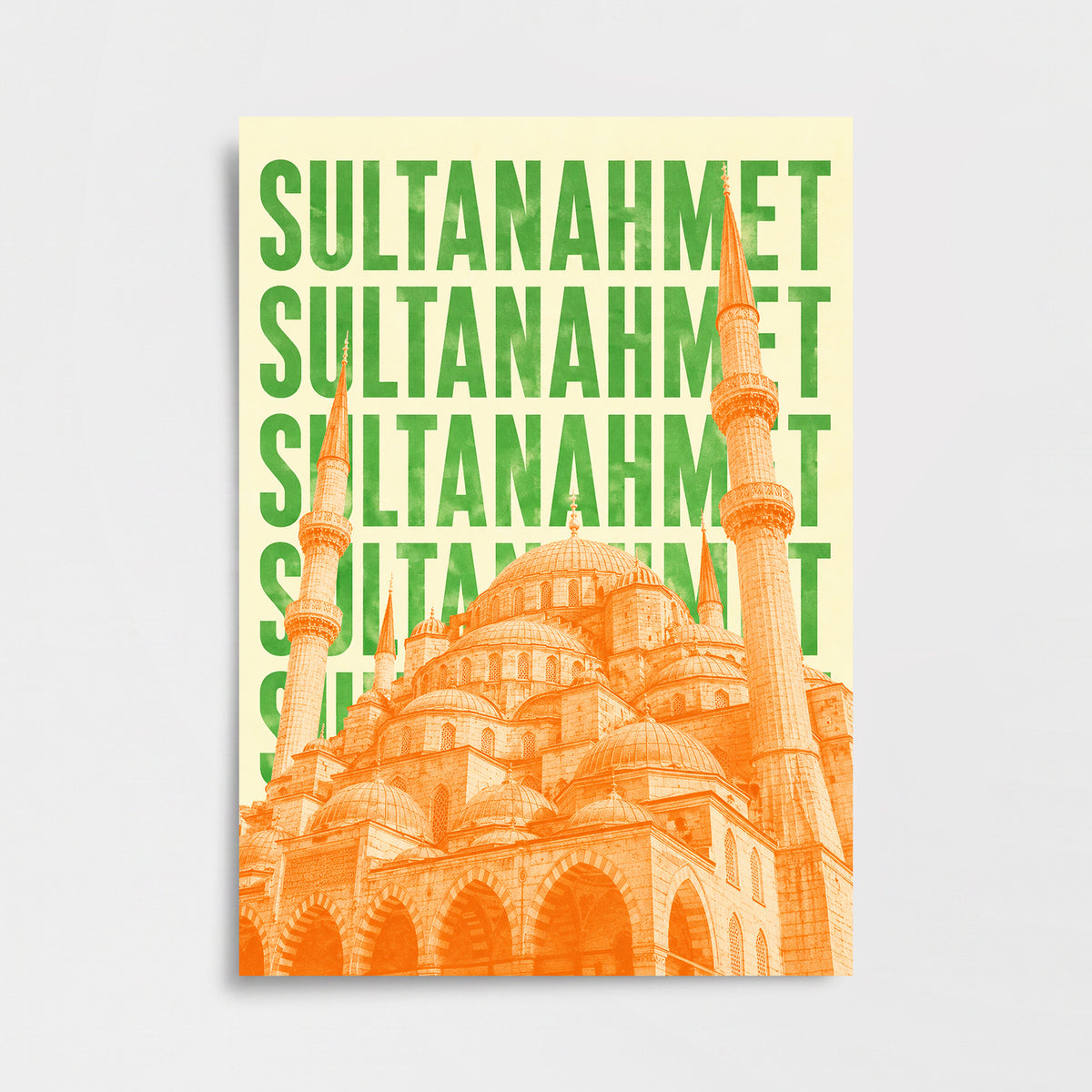 Sultanahmet Camii Retro Posteri
