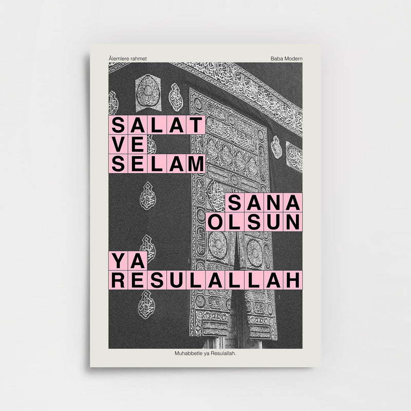Salat ve Selam Sana Olsun Ya Resulallah Poster Baskı