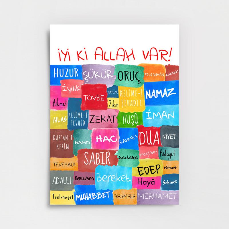 İyi ki Allah Var Poster Baskı