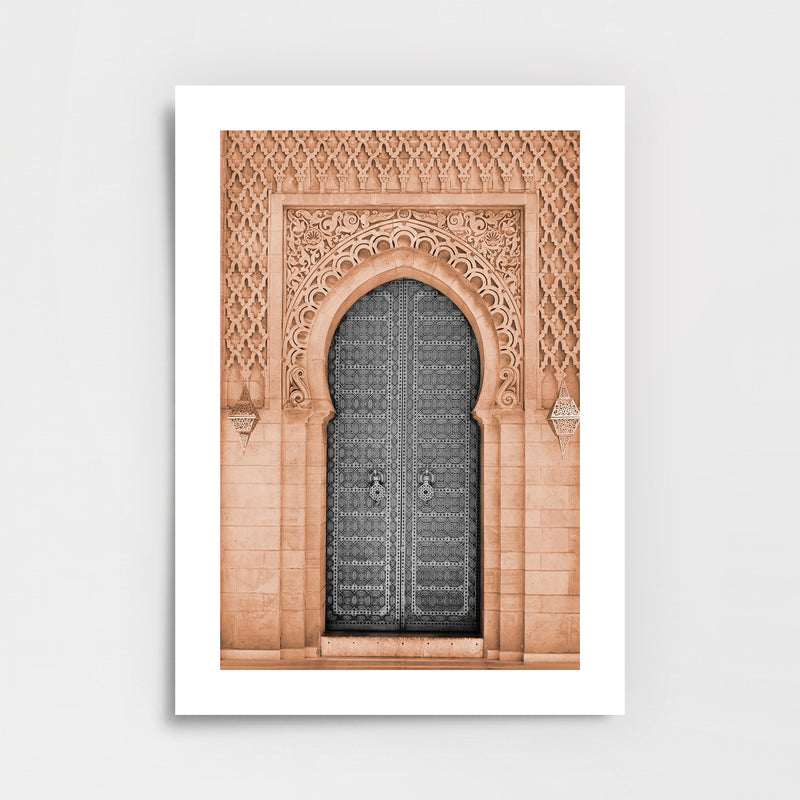 Rabat Geleneksel Kapısı Poster Baskı