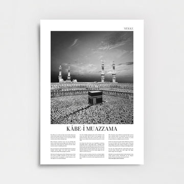 "Kâbe-i Muazzama" Poster Baskı