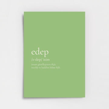 Edep Poster Baskı