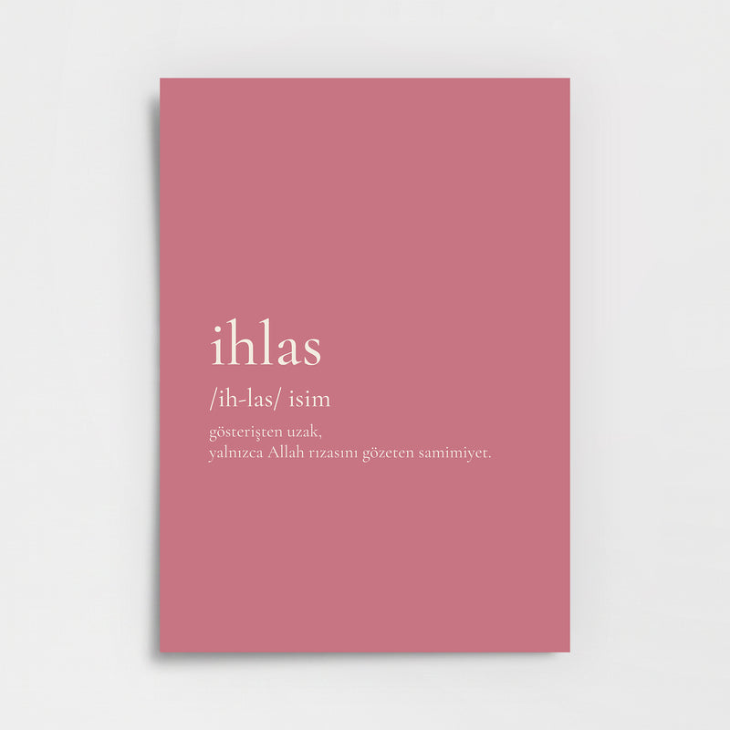 İhlas Poster Baskı