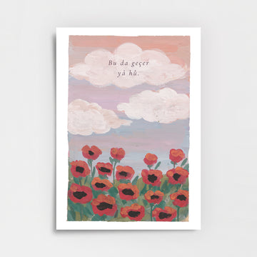 "Bu da Geçer Yâ Hû" Poster Baskı