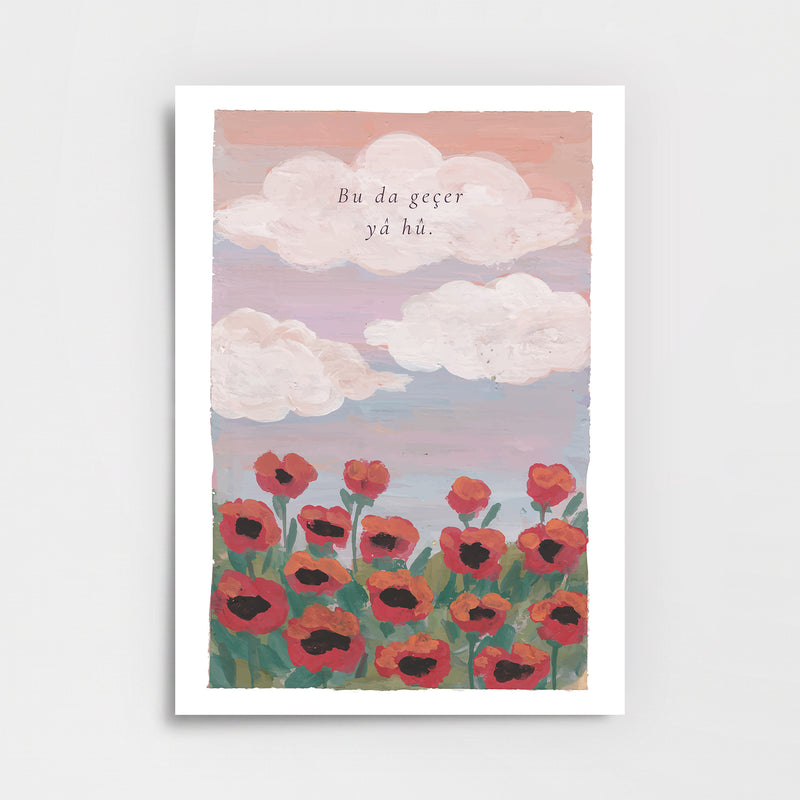 "Bu da Geçer Yâ Hû" Poster Baskı