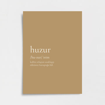Huzur Poster Baskı