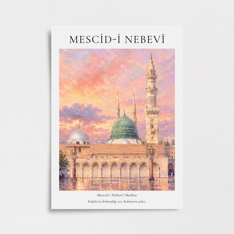 Mescid-i Nebevî Medine Manevi Poster
