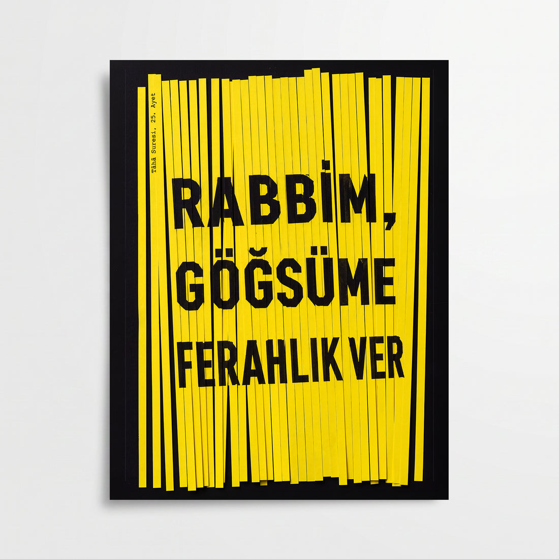 Tâhâ Suresi 25.Ayet Posteri
