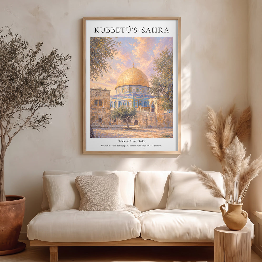 Kubbetü’s-Sahra Kudüs Manevi Mimari Poster
