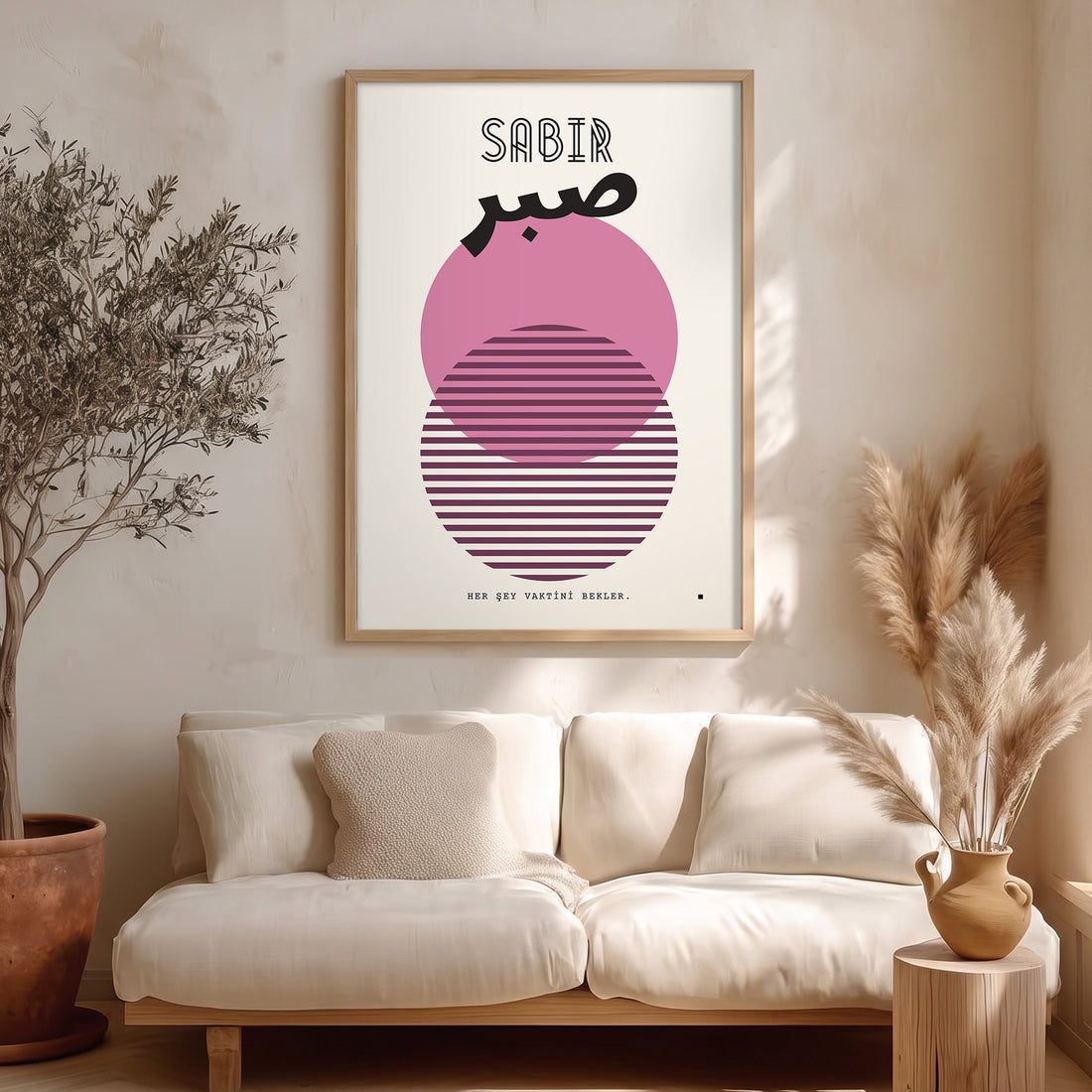 Her Şey Vaktini Bekler – Sabır Poster Baskı