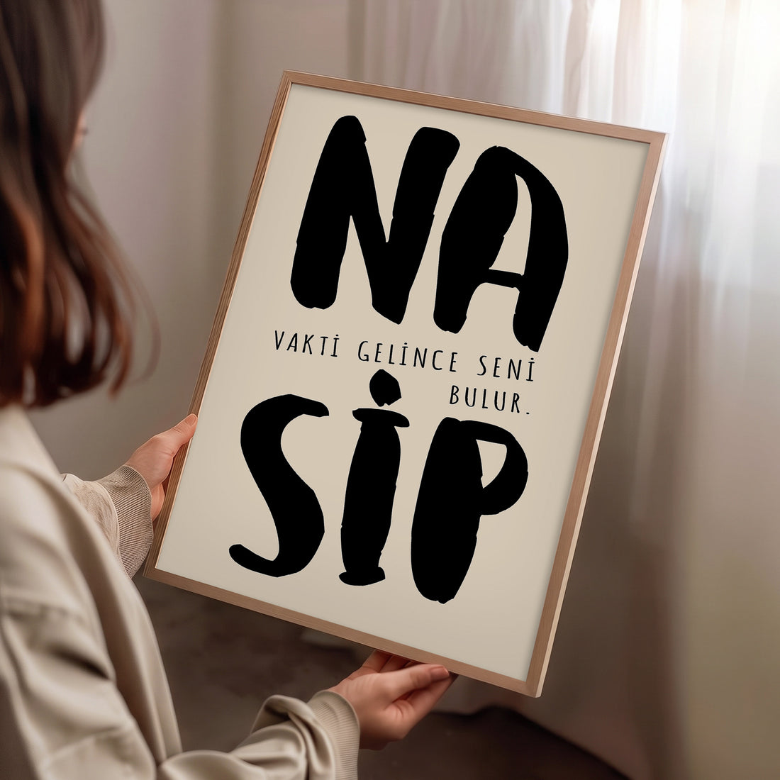 Nasip Vakti Gelince Seni Bulur Poster Baskı