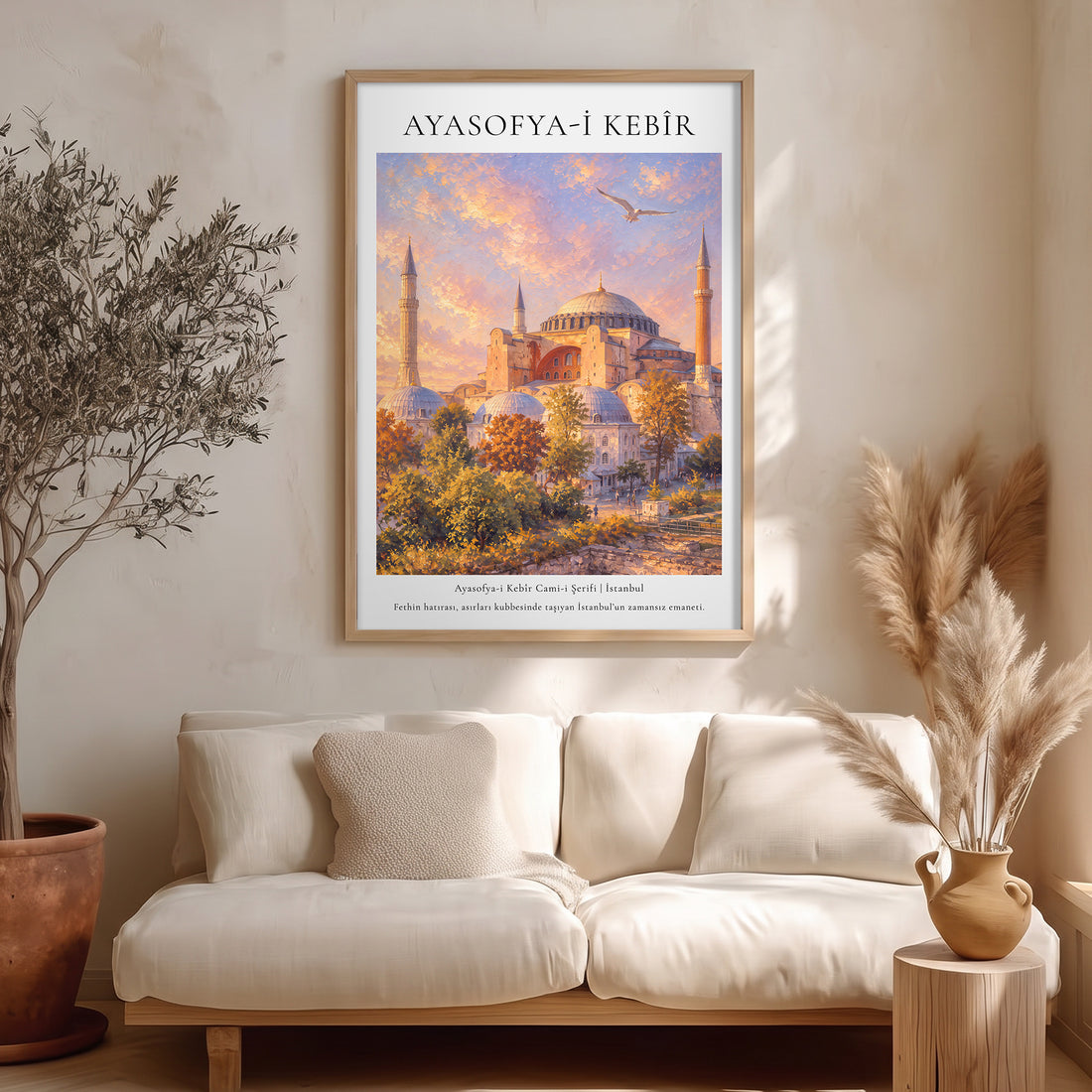 Ayasofya-i Kebîr Camii İstanbul Poster