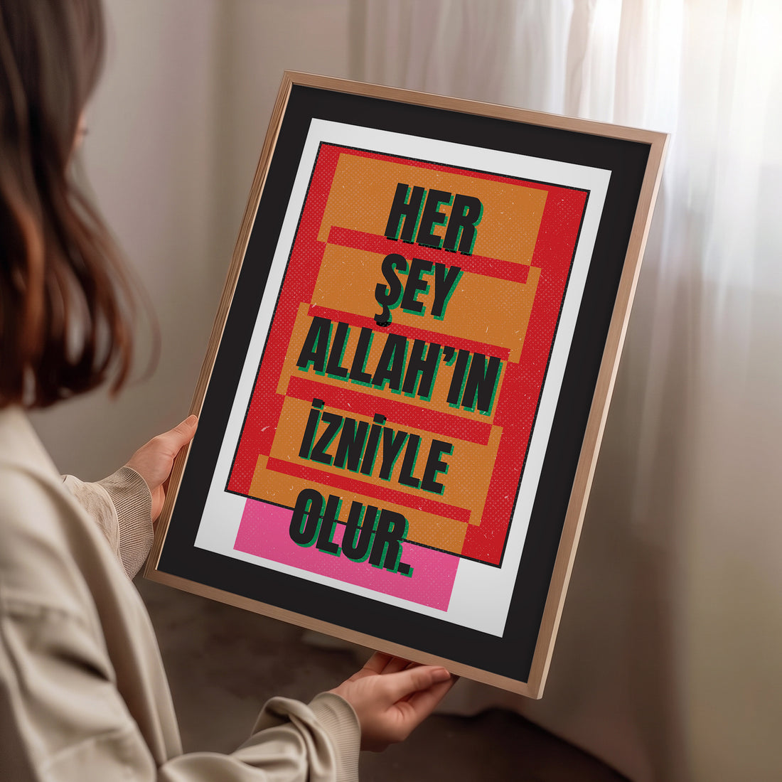 Her Şey Allah’ın İzniyle Olur Poster Baskı
