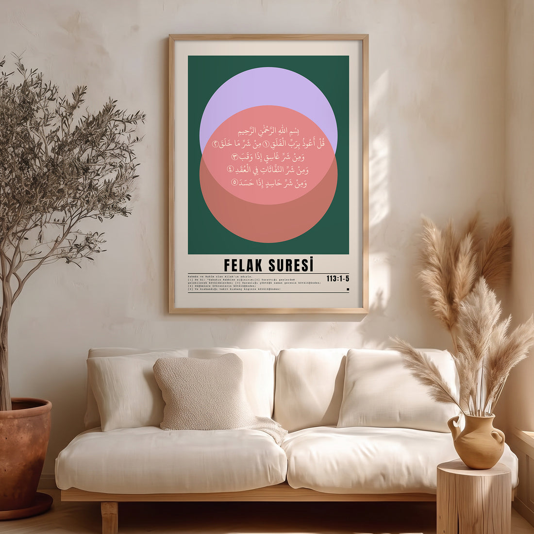 Felak Suresi 113:1-5 Poster Baskı
