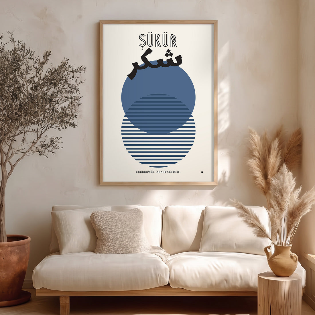 Şükür Bereketin Anahtarıdır Poster Baskı