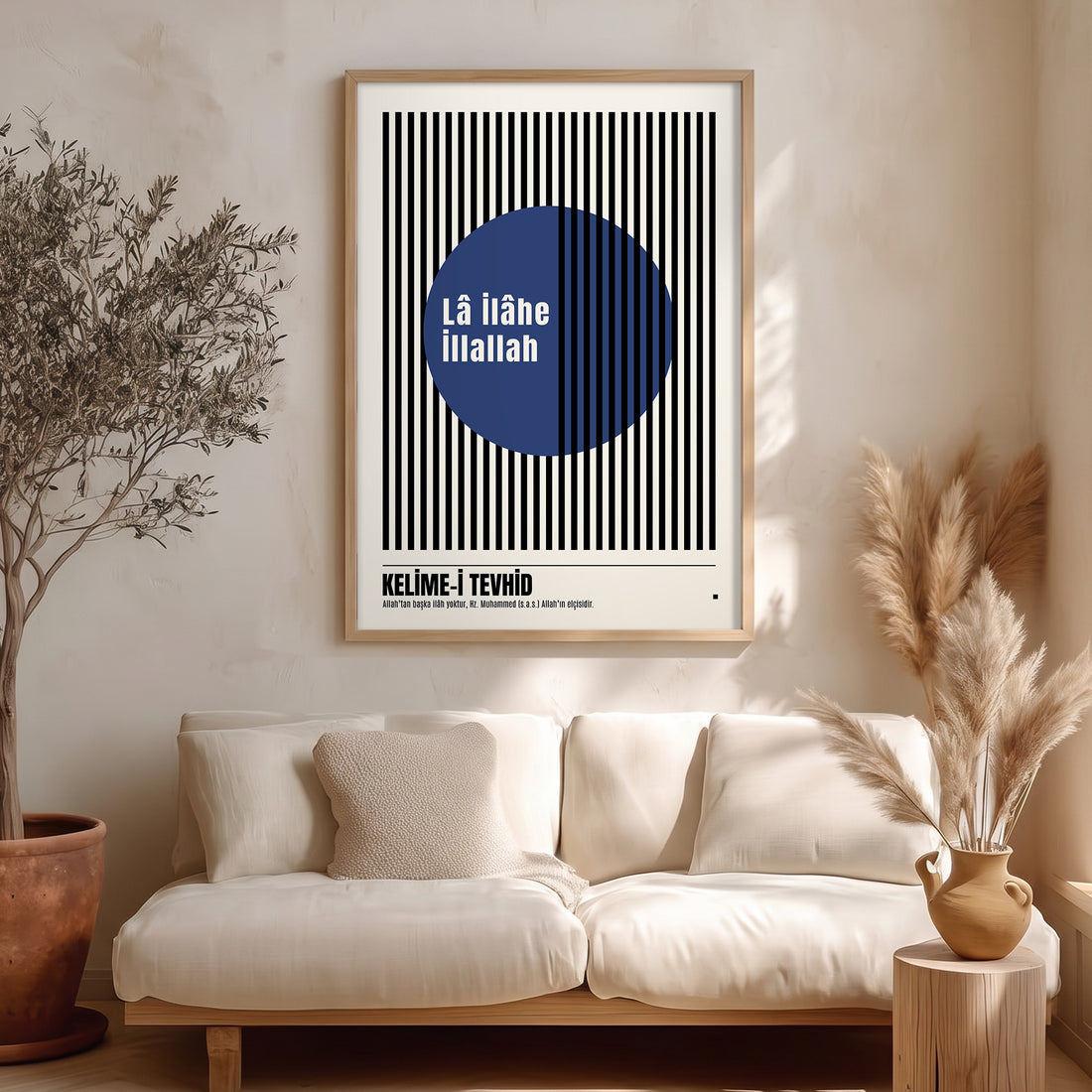 Lâ İlâhe İllallah – Kelime-i Tevhid Poster Baskı