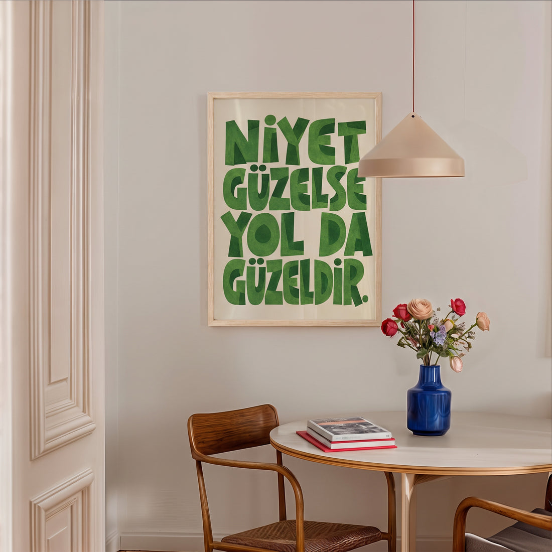 "Niyet Güzelse Yol da Güzeldir" Poster