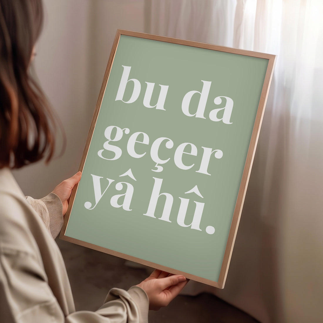 Bu da Geçer Yâ Hû Poster Baskı 2