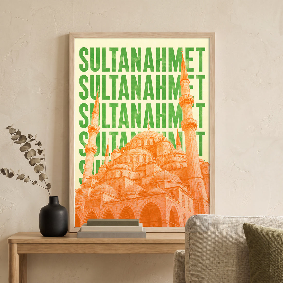 Sultanahmet Camii Retro Posteri
