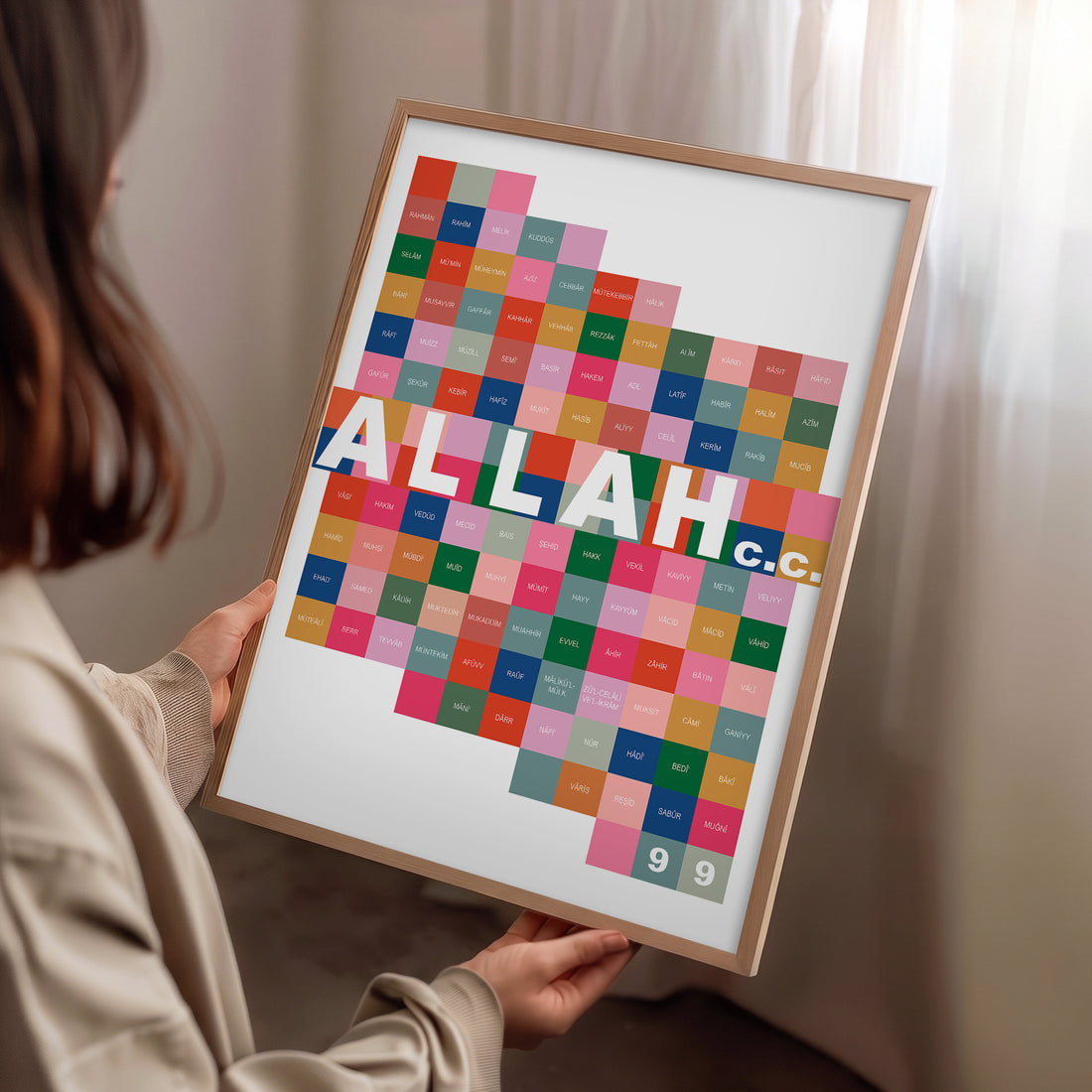 Allah’ın 99 İsmi Poster Baskı