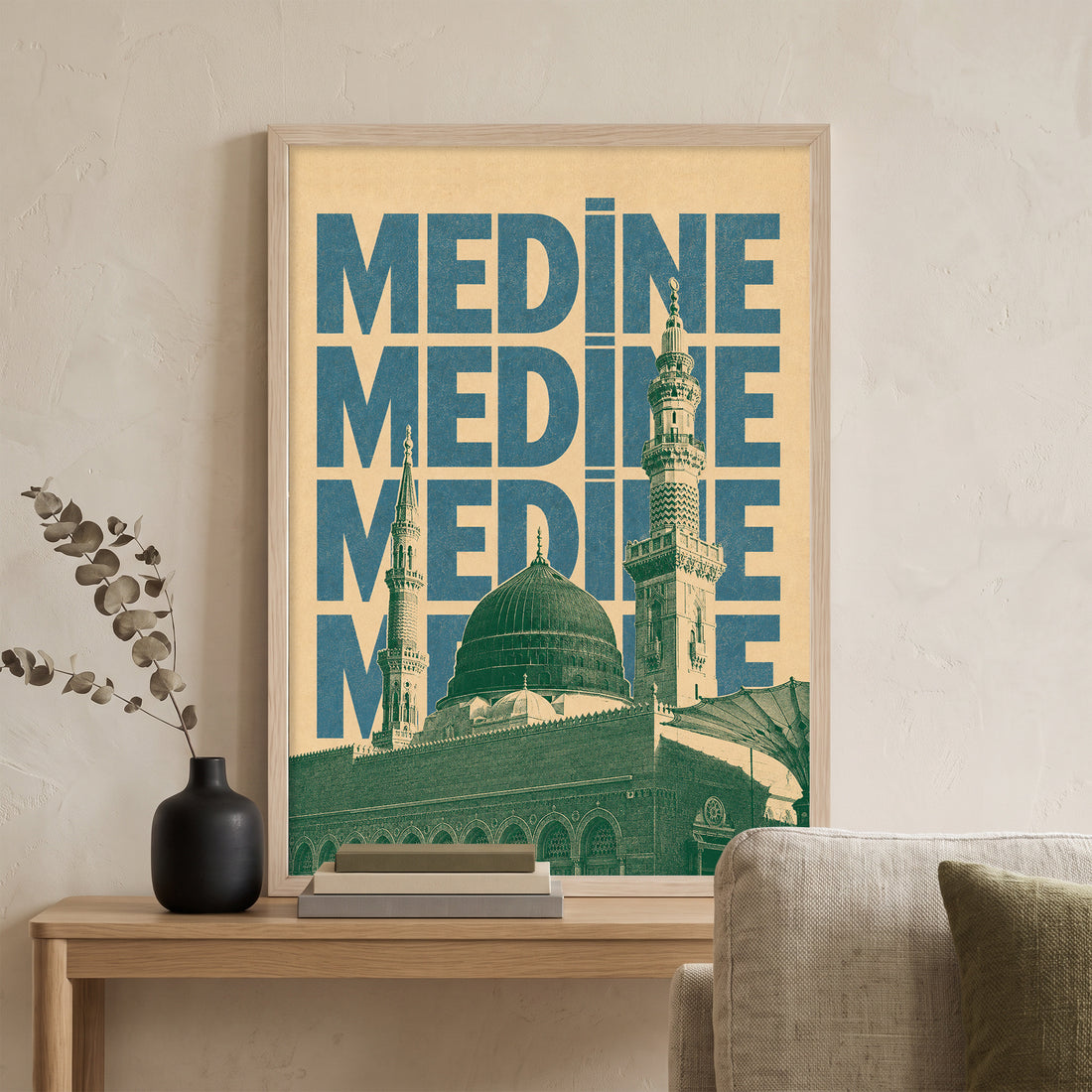Medine Mescid-i Nebevi Retro Posteri