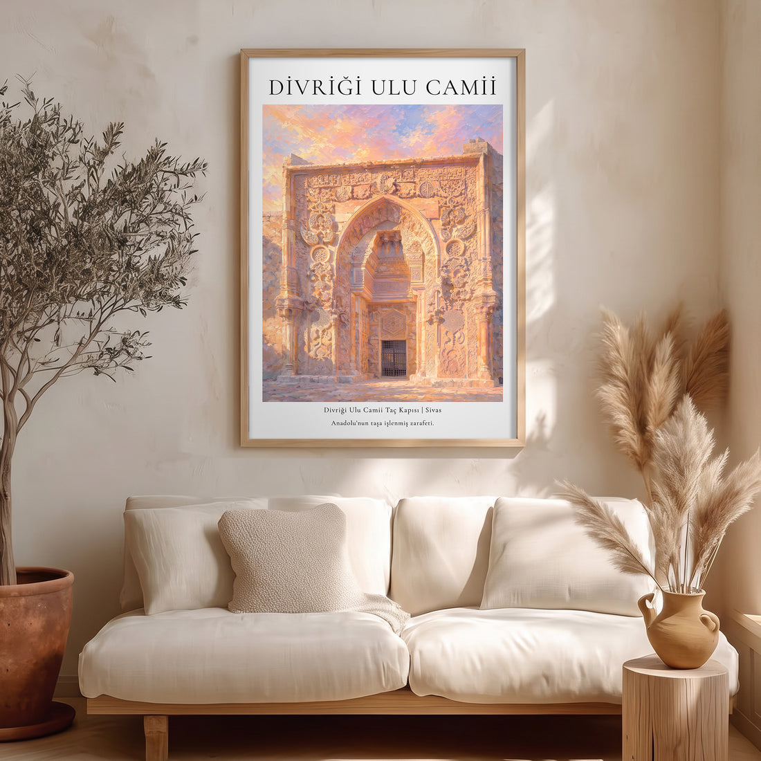 Divriği Ulu Camii Taç Kapısı Mimari Poster