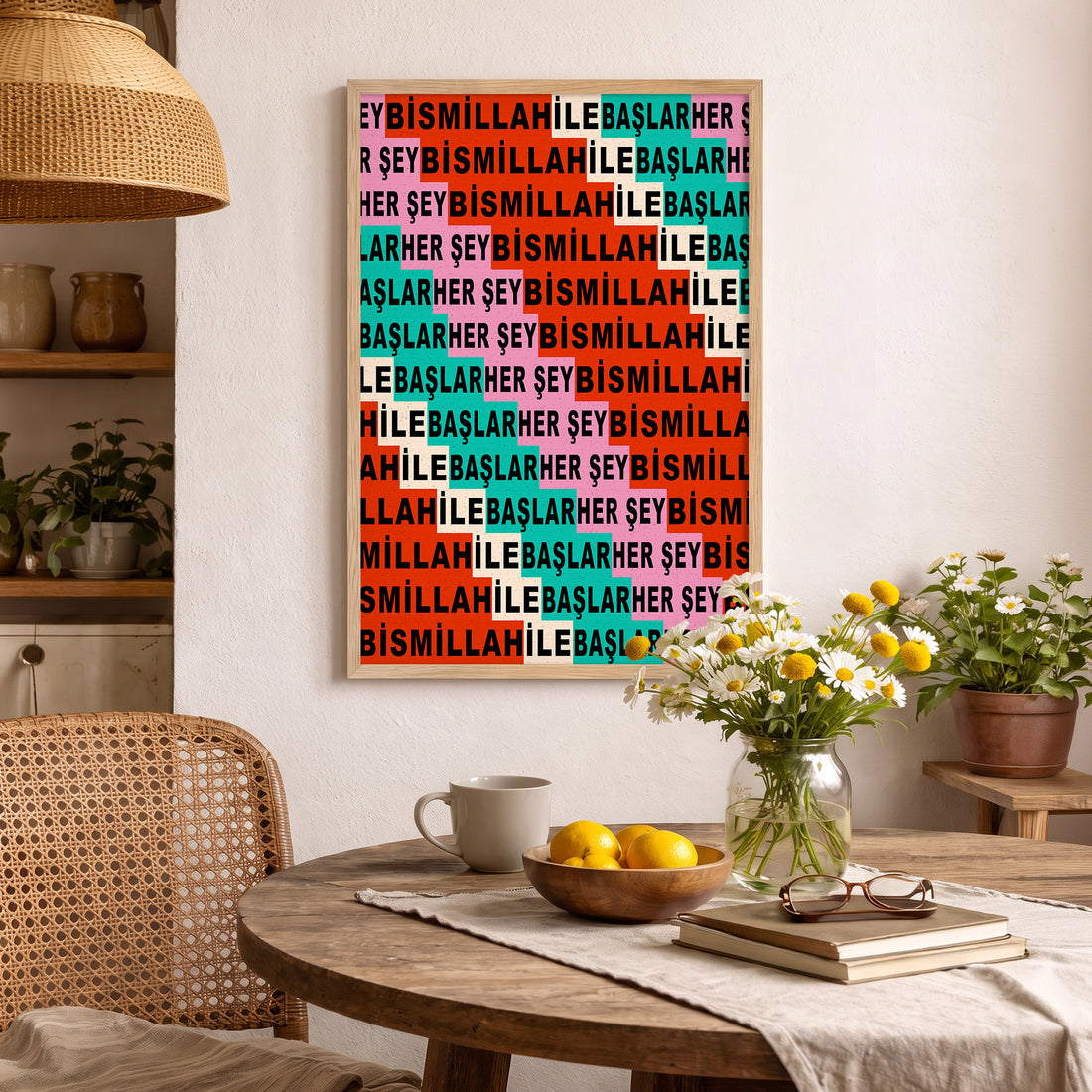Her Şey Bismillah ile Başlar Poster Baskı