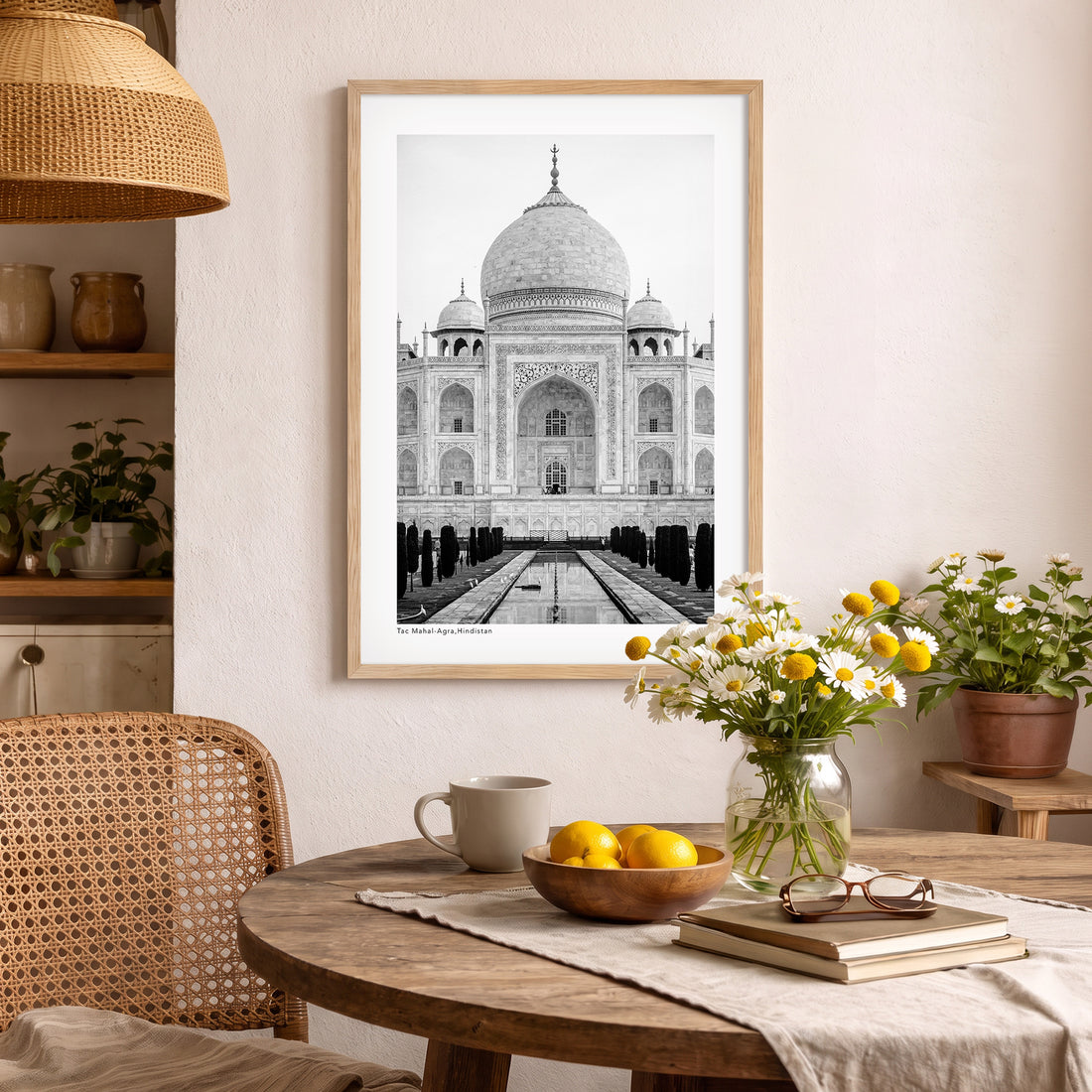 Tac Mahal – Agra, Hindistan Poster Baskı