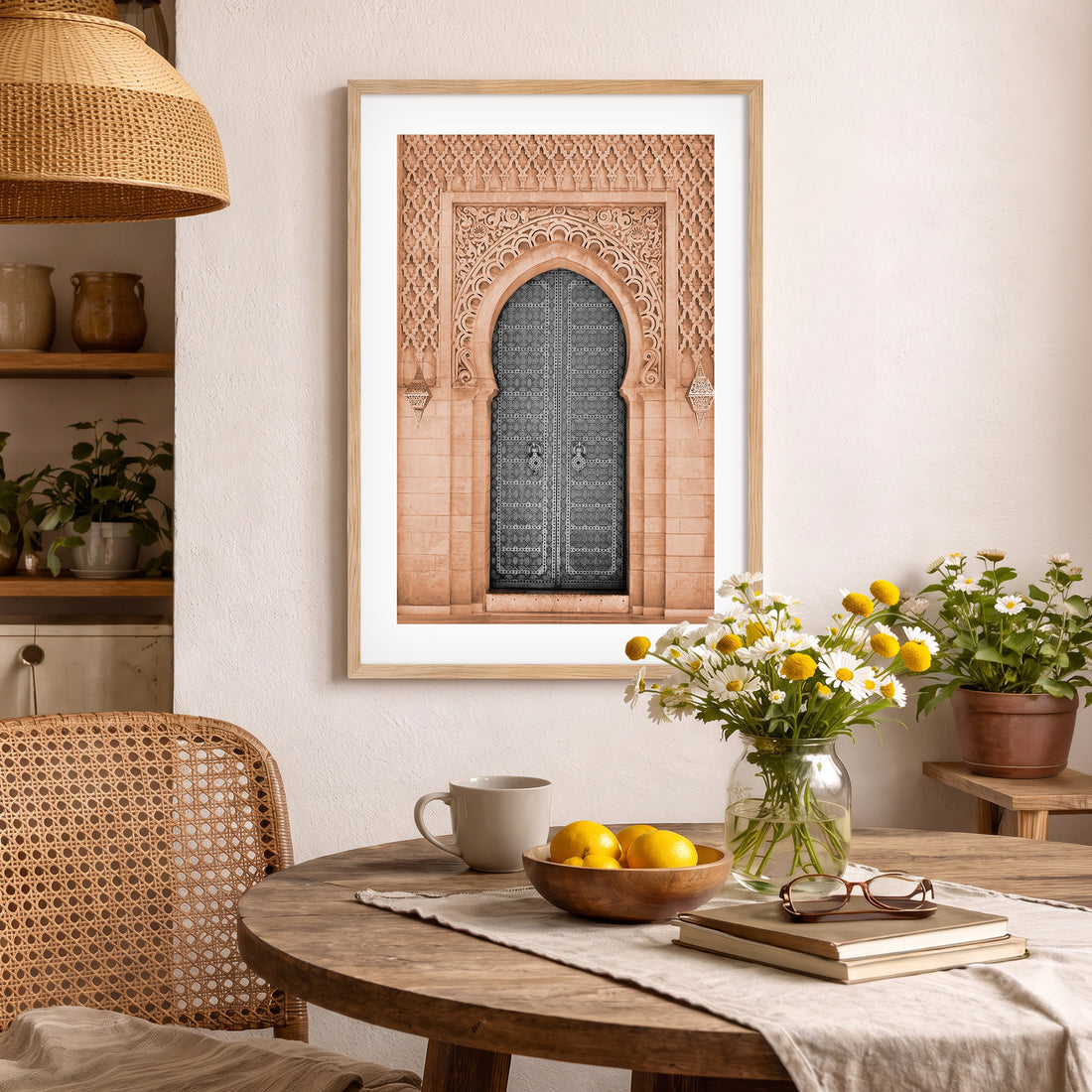Rabat Geleneksel Kapısı Poster Baskı